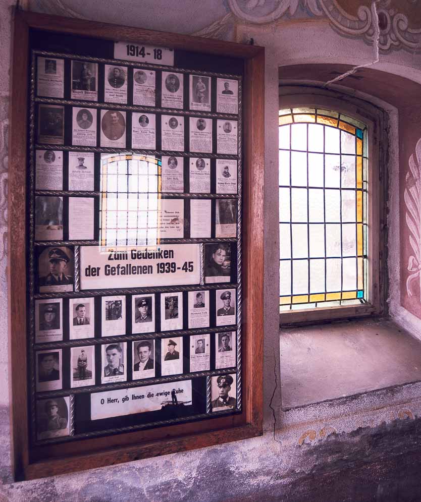 Gedenktafel für die Opfer des 2. Weltkrieges in Osterburken